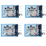 Aideepen LY2NJ Relay Module, 4PCS 10A 240V Coil 8 Pin DPDT Power Electromagnetic Relay for Lam