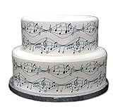 Top That Edible Decor Sheet Music Musical Note Themed Border Ribbon - Perfect for Larger cakes - Easy to Use