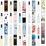 Perfume Samples for Women 20 Random Piece Travel Size Women's Fragrance Set Gift Vials Collection Perfume High End Designer Fragrance Sampler Set for Women Selected Designer Fragrances