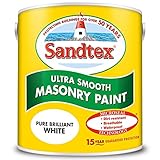 Sandtex Retail Ultra Smooth Masonry Brilliant White 2.5 L