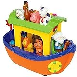 Kikkieland Discovery Noahs Ark With Motor Engine And Horn Sound,Sweet Melodies,Colourful Piano And Removable Animals