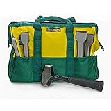 Bon 11-906 Complete Stone Mason Carbide Chisel Set in Tool Bag