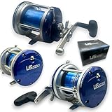 LFS 500 Multiplier Sea Fishing Reel, 20lb Blue Line, 1bb, Saltwater Trolling, New