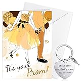 DPKOW Prom Card for Her Him Prom Card for Daughter Granddaughter Sister Niece Son GrandSon Brother Nephews for Boys Girls Ideal Prom Gift Card