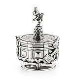 Royal Selangor 016304R Musical Carousel, Pewter, Silver