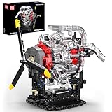 Mould King 10211 Aircraft Engine Building Kit, 1147 Pcs to Build Your Own Aircraft Engine, Collector’s Gift & Engine Model Building Kit for Teens/Adults