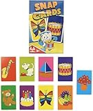 D.A.Y. Republic Pack Of 36 Snap Playing Cards, Cute Design Styles, Matching Pairs Game, Great Memory Boosting Activity and Ideal Screen Free Fun, Also Perfect Size for Travel
