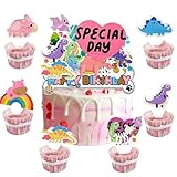 Mizijia Pack of 25 Gabys Dolhouse Cake Decoration Set for Girls, Children's Birthday Party Supplies, Happy Birthday Cake Topper Set