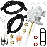 SOAJEE Gas Tank Fuel Petcock Valve Compatible with Yamaha V-Star XVS1100 XVS650 Virago XV700 XV750 XJ550 TTR125 TTR225 TTR230 TTR250 WR250Z WR250F WR400F WR450F YFZ660 YZ426F XT225 XT350 XT600 XT600E