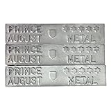 Prince August '5 Star Metal' Lead Free for Casting Miniatures. 94.5% Tin & 3% Zinc & 2.5% Antimony. PA2059