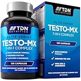 Testosterone Booster for Men - Premium Testosterone Supplements - Test Boosters with Zinc & Magnesium, Supports Normal Testosterone Levels & Muscle - Male Supplement, 60 Days Supply - UK Formulated