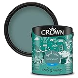 Crown Walls & Ceilings Matt Emulsion 2.5L - Botany Bay