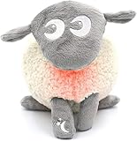 Sweet Dreamers, Rechargeable Ewan Deluxe, Grey | Baby & Infant Sleep Aid Gift | Cry Sensor & Nightlight | 10 Soothing White & Pink Noise Sounds | Continuous or Timer Playback | Machine Washable