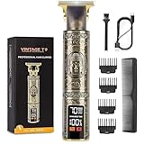 Upgraded Hair Clipper for Men, Hair Trimmer Shaver with LCD Display, Professional Beard Trimmer Barber Clippers Cordless Detailer Trimmer, Long-Lasting Battery Clippers for Haircuts, Gifts for Men
