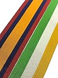 Hornbeam Militaria Replacement Boer War Medal Ribbon, Queens and Kings South Africa Medal Pair, Full Size (6 inches)
