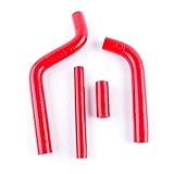 LUXERAD Red for Yamaha YZ 125 1996-2001 Silicone Radiator Coolant Hose