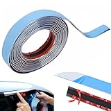 BLLREMIPSUR Automotive Chrome Tape 30mm x 5m Chrome Trim Strip Car Styling Moulding Strip Trim Self Adhesive Car Window Bumper Door Edge Guards Protector Strips