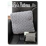 Knitting Pattern for Cable Cushion Cover in Aran Yarn - 2 Sizes - 16” (41cm) and 18” (46cm) Square - KP406