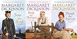 Margaret Dickinson 3 Book set from Lincolnshire Farming Saga Sow the Seed, Reap The Harvest & Plough the Furrow
