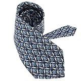 Brochier Soieries 1890. Lyonnaise Tie. Jones Persian 04, Silk Persian 04 Turquoise, Fantasy