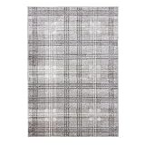 Home Republic Classic Tartan Check Area Rug for Living Room Bedroom Anti-Skid Backing modern Highland Check (Beige, 160 x 230 cms)