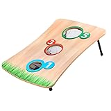 Unibos Bean Bag Toss Games Set with 6 Bean Bags, Indoor Outdoor Throwing Game Party Supplies for kids, Carnival Games Toss Games Banner for Birthday Party Decoration