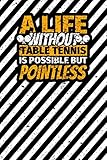 Notebook lined: Table-Tennis Gifts for Ping Pong Lovers Humor