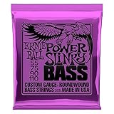 Ernie Ball Power Slinky Nickel Wound Electric Bass Strings - 55-110 Gauge