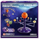 Science Can Solar System for Kids, Talking Astronomy Solar System Model Kit, Space Toys with 8 Planets, Planetarium Projector STEM Toys for 3 4 5+ Years Old Boys Girls