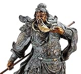 Kunst & Ambiente - General Guan Yu - Luxury Bronze Statue - Large Samurai Sculpture - Signed Milo - Chinese Figurine - Figure - Decoration for Garden and Home
