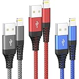 Ofuca iPhone Charger Cable 3Pack 1M/3FT MFi Certified iPhone Charger Fast Charge Lightning Cable to USB A Compatible with iPhone 14 13 12 11 Pro Max Xs Xr X 8 7 6 Plus 5 SE