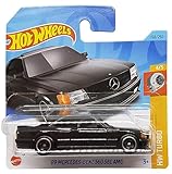 Hot Wheels - ´89 Mercedes-Benz 560 SEC AMG - HW Turbo 4/5 - HKG45 - Short Card - Black - Mattel 2023