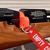 Design Chimps Weihrauch HW100 Air Rifle Safety Magazine Flag. Includes High Visibility EMPTY CHAMBER Keyring for Air Gun Range
