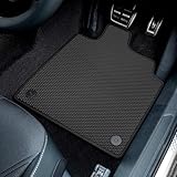 Rubber Car Mats FOR Porsche 911 (997) GT3 RS Clubsport (2004-2012) Luxury Diamond Rubber + Black Ribbed Trim [2235]