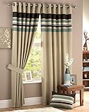 J Rosenthal & Son Ltd Curtina Harvard Duckegg Eyelet Lined Curtain 66x54