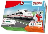 Märklin My World Ice 3 Starter Pack - Electric High-Speed Train 63 cm with Remote Control from 3 Years