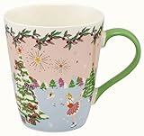 Cath Kidston Cream Christmas Sky Ice Skating Stanley Mug