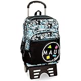 Maui and Sons Shark Double compartment Backpack with trolley Multicoloured 30,5x42,5x15 cms Polyester 19.44L