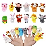 12pcs Finger Puppets for Toddlers, Finger Puppets, to Tell Animal Stories or Nursery Rhymes, Lifelike and Cute Animal Designs, for Birthday Party Favors Children'S Day Gifts, Classroom Rewards