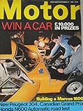Motor magazine 27/9/1969 featuring Honda N600, Rambler Javelin road test, Marcos