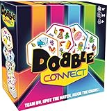 Asmodee | Dobble Connect | Quick Reaction Card Game | Ages 8+ | 2-8 Players | 20 Minutes Playing Time