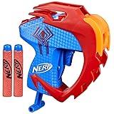 Nerf Spider-Man: Across The Spider-Verse, Spider-Man 2099 MicroShots Dart Blaster, Movie Inspired Design, 2 Nerf Elite Darts