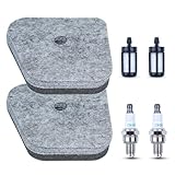 Haishine Air Fuel Filter Spark Plug Kit for Stihl KM HL HT FC SP 87 FS90 FS100 FS110 FS130 Trimmer Brushcutter Replace 4180 120 1800