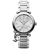 Vivienne Westwood Women's Orb Quartz Watch with Silver Dial Analogue Display and Stainless Steel Bracelet VV006SL