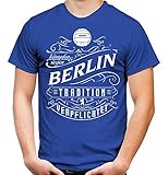 Mein Leben Berlin Men's and Men's T-Shirt Football Ultras Gift M1 Front, blue, XL
