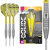 Target Darts Bolide 90% Tungsten Swiss Point Steel Tip Darts Set of 3, Barrel 05, 22 Grams | Featuring Pro Grip Dart Stems, Number 6 Dart Flights, Swiss Points | Professional Darts