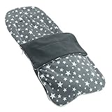 Snuggle Summer Footmuff Compatible with Mamas & Papas Sola - Grey Star