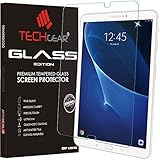 TECHGEAR GLASS Edition fits Samsung Galaxy Tab A 10.1 Inch 2018/2016 (SM-T580 Series) - Genuine Tempered Glass Screen Protector Guard Cover