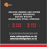 Coban Guitars - Bass Guitar for 4 string Bass Guitar Deluxe DCG3 Bass super soft bass string 4 strings in one packet x 10 packets
