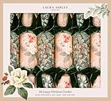 Celebration Crackers Eco Friendly Laura Ashley Range Luxury Christmas Crackers - Tray of 6 x 13 Inch - Luxury Deluxe Christmas Cracker - FSC Mix - Dusky Hellebore Floral